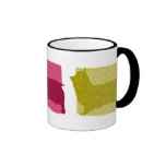 Colourful Silky Terrier Silhouettes Mug