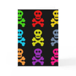 Colourful Skulls cards