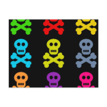Colourful Skulls