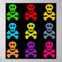 Colourful Skulls
