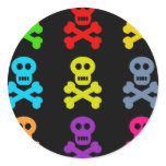 Colourful Skulls stickers