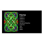 Colourful Snake Celtic Knot Business Card Templates