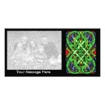 Colourful Snake Celtic Knot Photo Greeting Card