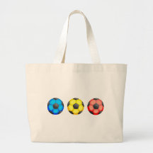 Colourful Soccer Balls Bags