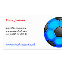 Colourful Soccer Balls Business Card