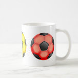 Colourful Soccer Balls Mugs