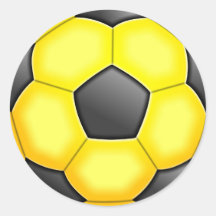 Colourful Soccer Balls Stickers