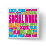 Colourful Social Work buttons