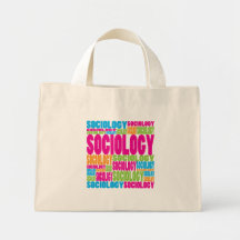 Colourful Sociology Canvas Bag