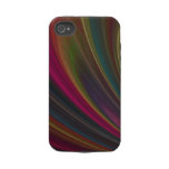 Colourful Soft Sand Waves Tough Iphone 4 Cover