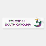 Colourful South Carolina  Bumper Sticker