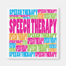 Colourful Speech Therapy Magnets