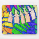 Colourful Spine Art Mousepad