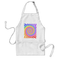 Colourful Spiral Design: Aprons