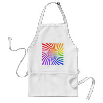 Colourful Spiral Design: Apron