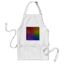 Colourful Spiral Design: Apron