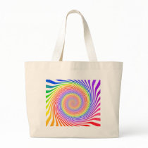 Colourful Spiral Design: Bag