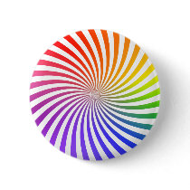 Colourful Spiral Design: Pinback Buttons