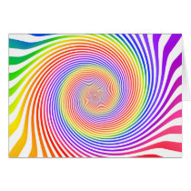 Colourful Spiral Design: Card