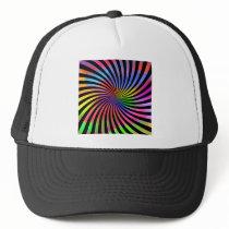 Colourful Spiral Design: Hats