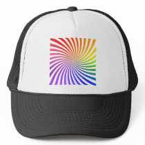 Colourful Spiral Design: Hat