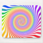 Colourful Spiral Design: mousepads