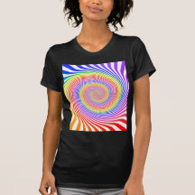 Colourful Spiral Design: T Shirt