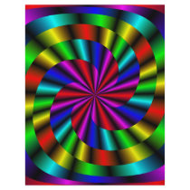 colourful spiral mandala