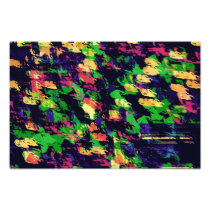 Colourful spots pattern photographic print