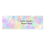 Colourful Spots Wine Glass Tag business cards