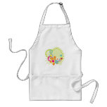 colourful spring flowers vector aprons