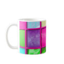 colourful squares mugs
