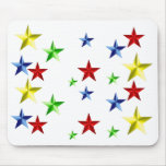 Colourful Stars mousepads