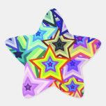 Colourful Stars Stickers