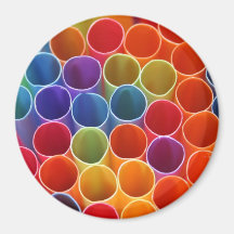 Colourful Straws Magnet