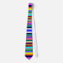 Colourful Striped Patterned Tie