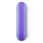 colourful stripes skateboards
