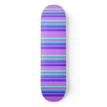 colourful stripes skateboards