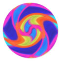 Colourful Swirl Stickers