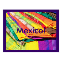 colourful tablecloth picture postcards