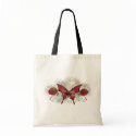 Colourful Tattoo Butterfly Grunge Bag