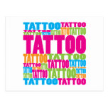 Colourful Tattoo Post Cards