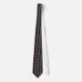 Colourful tie