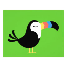 Colourful Toucan Personalized Announcements