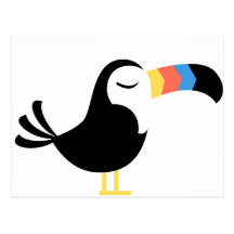Colourful Toucan Post Card