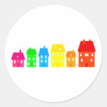 Colourful Town Sticker