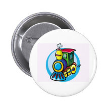 Colourful Train Pin