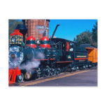 Colourful Train postcard
