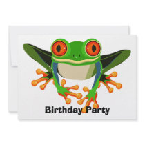 Colourful Tree Frog Birthday Party