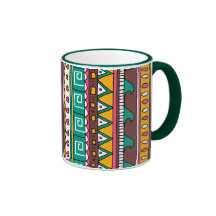 Colourful Tribal pattern Coffee Mugs